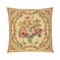 Aubusson Bouquet Beige Tapestry Cushion with Filler by Hines of Oxford 1
