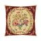 Aubusson Bouquet Red Tapestry Cushion with Filler by Hines of Oxford 1