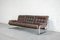 Vintage Sofa aus Leder & Chrom von Ikea 4