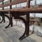 Long Wooden Church Bench 6