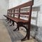 Long Wooden Church Bench 2