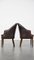 English Cowhide Dining Room Chairs, Set of 4 5