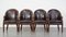English Cowhide Dining Room Chairs, Set of 4 1