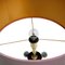Mid-Century Italian Modern Style Grey Murano Glass and Brass Table Lamps, Set of 2 9