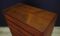 Danish Vintage Teak Veneer Dresser with Six Drawers 5