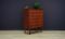 Danish Vintage Teak Veneer Dresser with Six Drawers 3