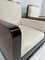 Set of Art Deco Italian Macassar, Walnut Root and Cream Velvet Armchairs, 1930s 8