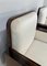 Set de Fauteuils Art Déco en Macassar, Noyer et Velours Crème, Italie, 1930s 7