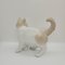 Emaillierte Porzellan Katzenfigur, 19. Jh. von Nao für Lladró, Spanien 11