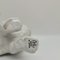 Emaillierte Porzellan Katzenfigur, 19. Jh. von Nao für Lladró, Spanien 14