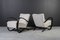 Set of Art Deco Model H269 Armchairs by J. Halabala, 1930s 11