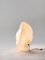 Lampe de Bureau en Verre Blanc de Vistosi, 1970s 3