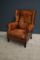 Fauteuil Vintage en Cuir Couleur Cognac, Pays-Bas 2