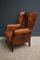 Fauteuil Vintage en Cuir Couleur Cognac, Pays-Bas 5