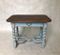 Antique Swedish Side Table with Drawer, Image 1