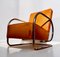 Bauhaus Tubular Steel Cantilever Chair Cognac Leather Club Chair Mod. F74 by Frits Kuyken, Belgium, 1935 Armchair Design Icon, Image 8