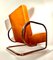 Fauteuil Cantilever Bauhaus en Acier Tubulaire Fauteuil Club en Cuir Cognac Mod. F74 par Frits Kuyken, Belgique, 1935 Fauteuil Icône du Design 9