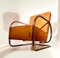 Fauteuil Cantilever Bauhaus en Acier Tubulaire Fauteuil Club en Cuir Cognac Mod. F74 par Frits Kuyken, Belgique, 1935 Fauteuil Icône du Design 1