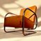 Bauhaus Tubular Steel Cantilever Chair Cognac Leather Club Chair Mod. F74 by Frits Kuyken, Belgium, 1935 Armchair Design Icon, Image 17