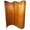 Pine Wood Room Divider attributed to S.N.S.A. for Baumann, France, 1950s 1