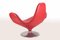 Red Leather Calla Armchair by Stefano Giovannoni for Domodinamica, 1980s 4