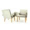 Mid-Century Armchairs with Stool from Tatra, Czechoslovakia, 1960s, Set of 3 2