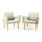 Mid-Century Armchairs with Stool from Tatra, Czechoslovakia, 1960s, Set of 3 1