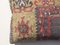 Vintage Turkish Handmade Wool Kilim Rug Pillow Cover, Image 8
