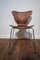 Series 7 Chairs in Mahogany attributed to Arne Jacobsen for Fritz Hansen, Set of 2, Image 5