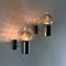 Sun Wall Lamps by Gino Sarfatti and Archimede Seguso for Seguso, 1960s, Set of 2 1