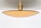Large Sela Flush Mount in Polished Brass by Florian Schulz, 1970s, Image 1