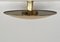 Large Sela Flush Mount in Polished Brass by Florian Schulz, 1970s, Image 10