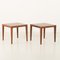 Tables d'Appoint ou Tables de Chevet en Palissandre par Severin Hansen pour Haslev, 1960s, Set de 2 1