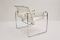 Weißer Vintage Wassily Armlehnstuhl von Marcel Breuer 7