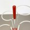 Minimalist Metal Pop Art Umbrella Stand in the style Matégot, Germany, 1960s 8