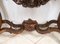 Consola napolitana Louis Philippe antigua con tablero de mármol, Imagen 5