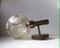 Swedish Brass & Glass Globe Sconce from Markaryd, 1960s 1