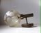 Swedish Brass & Glass Globe Sconce from Markaryd, 1960s, Image 1