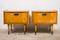 Mid-Century Modern Lemon Wood Bedside Tables, 1950s, Set of 2 1