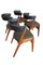 Dänischer Fire Chair aus Teak & schwarzem Leder von Kai Kristiansen, 1960er 9