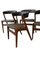 Dänischer Fire Chair aus Teak & schwarzem Leder von Kai Kristiansen, 1960er 3