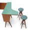 Mobile Bar with Stools, 1950s 6