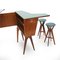 Mobile Bar with Stools, 1950s 5