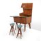 Mobile Bar with Stools, 1950s 2