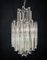 Vintage Chandelier with Murano Trihedral Prism Glass, 2007 8