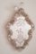 Venetian Murano Crystal Mirror with Lovers, 1940s, Set of 2 1