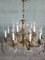 Louis XV Style Gilded Bronze Chandelier, Image 1