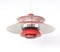 Early Red PH5 Hanging Lamp by Poul Henningsen for Louis Poulsen, 1960s 2