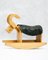 Mid-Century Wooden Rocking Billy Goat, 1960s 3