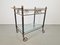Regency Brass and Metal Serving Trolley, Italy, 1970s 1